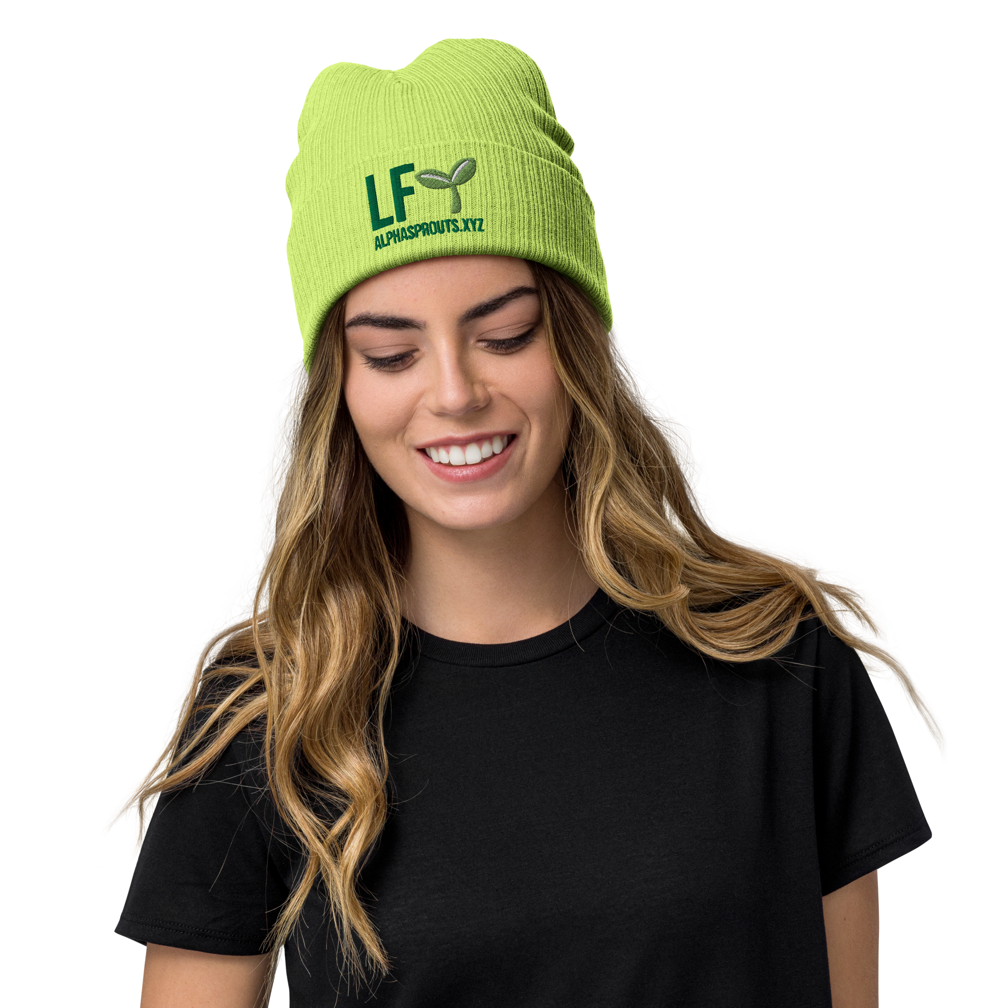 AlphaSprouts LF🌱 Ribbed Knit Beanie